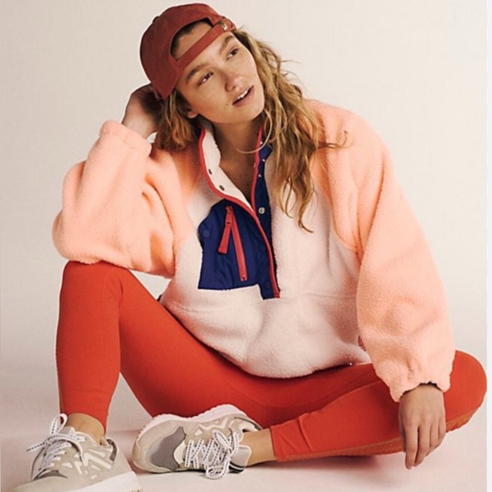 FREE PEOPLE MOVEMENT HIT THE SLOPES fleece jacket S
